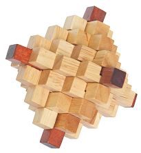 Pineapple wooden puzzle